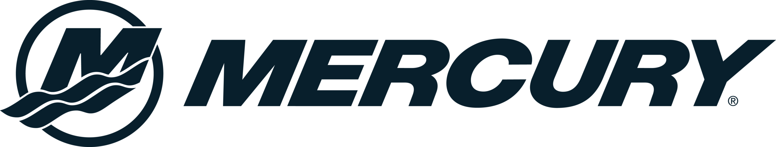 Logotipo Mercury em azul